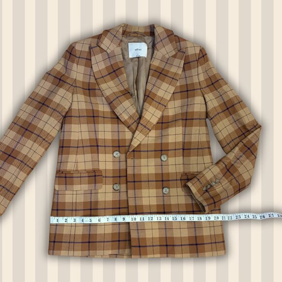 Wilfred Cherrelle plaid double-breasted blazer - Picture 6 of 7